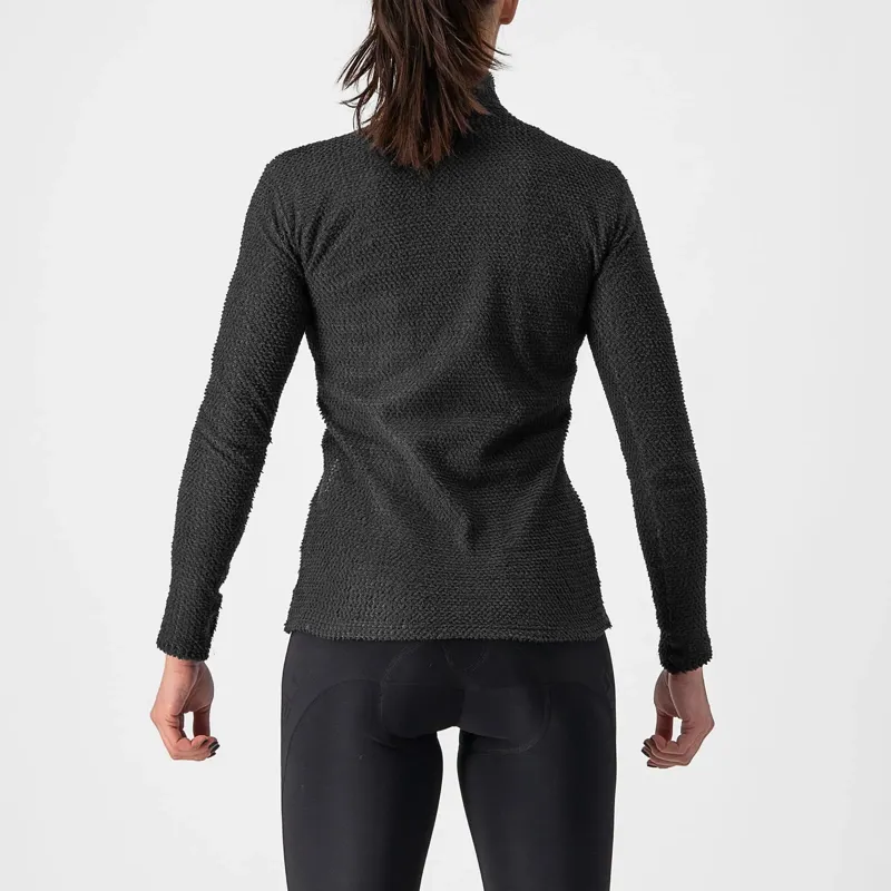  Castelli Cold Days Women's Long Sleeve 2nd Layer in Black-1