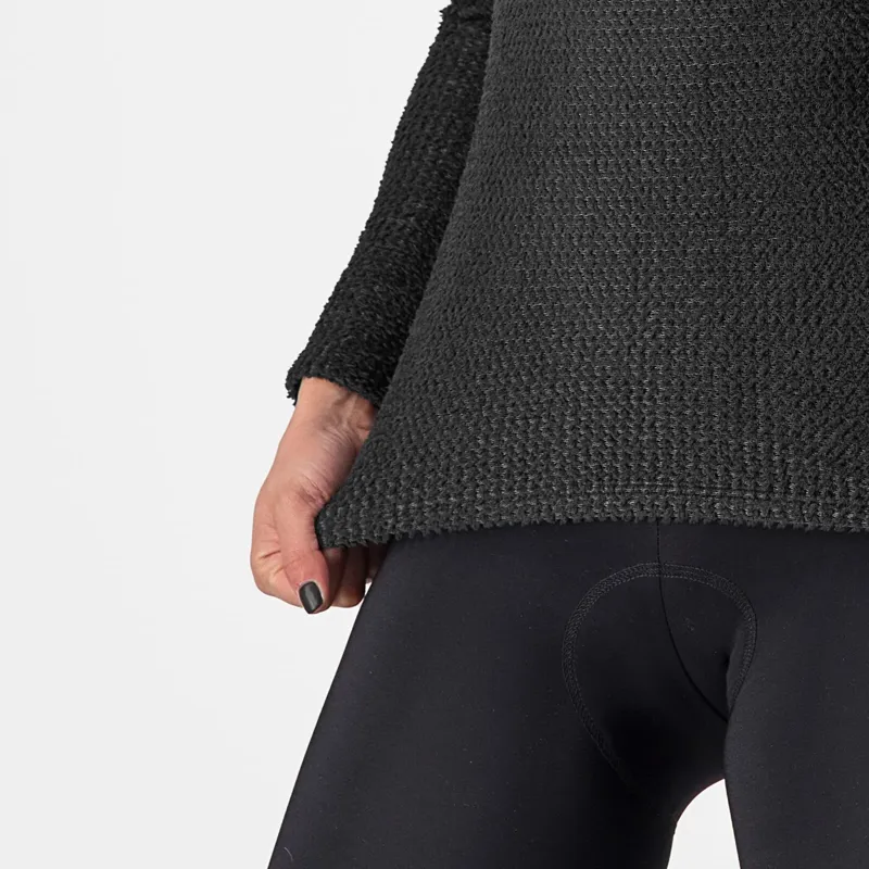  Castelli Cold Days Women's Long Sleeve 2nd Layer in Black-2