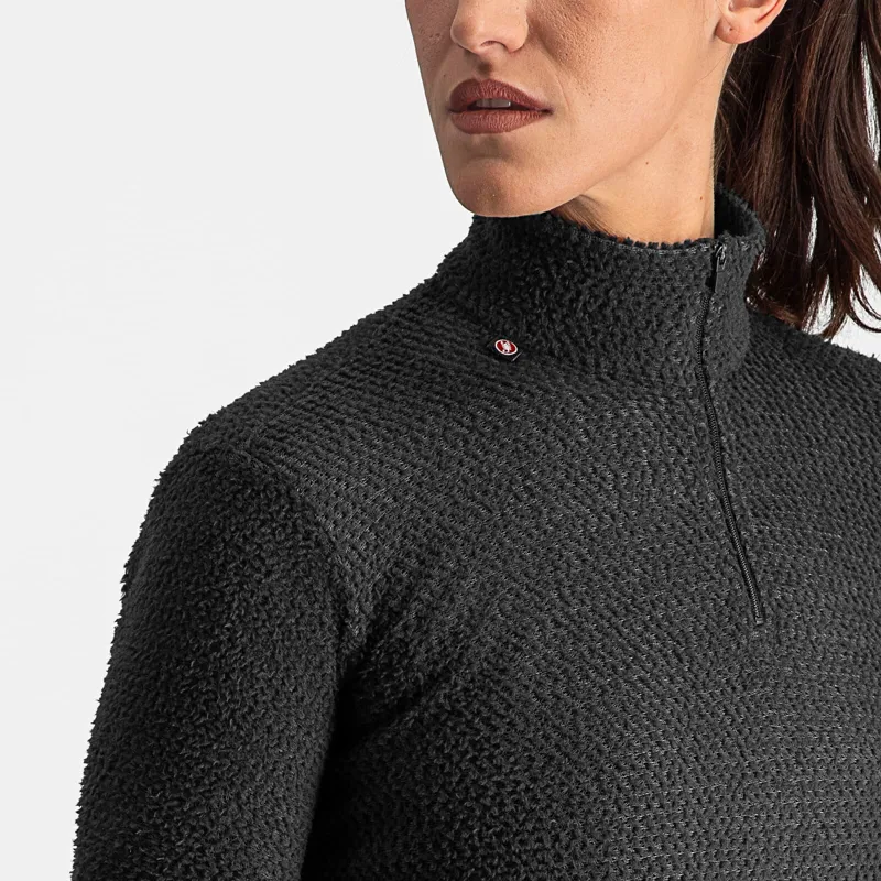  Castelli Cold Days Women's Long Sleeve 2nd Layer in Black-3
