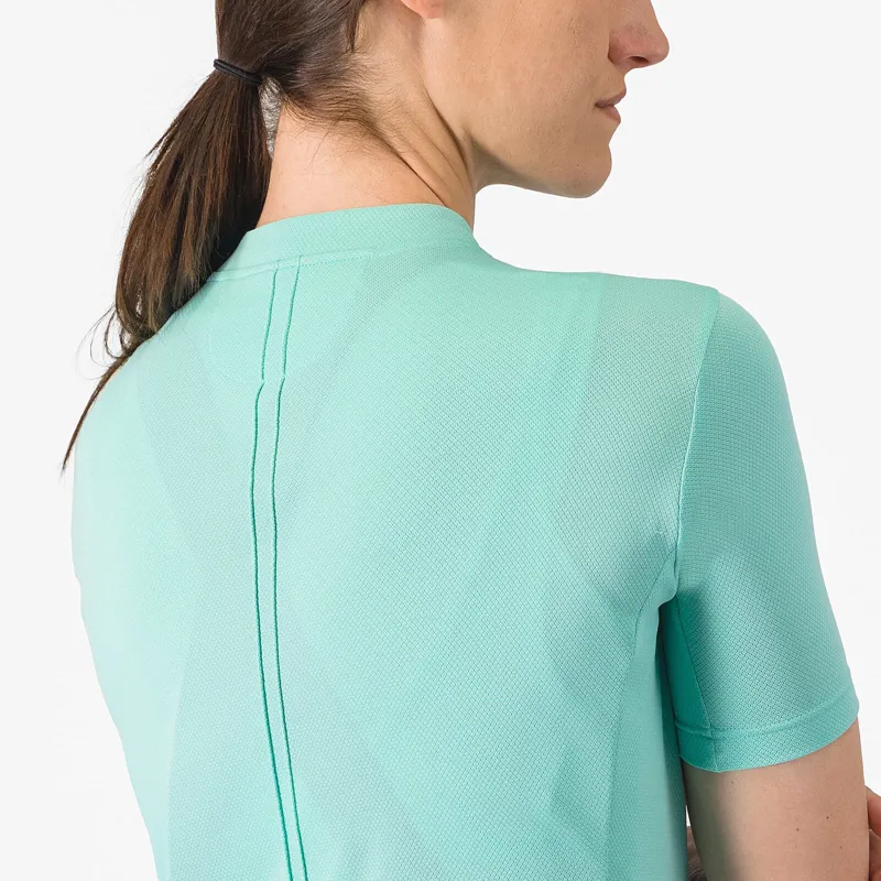 Castelli Anima 4 Women's Short Sleeve Jersey in Pool Blue-3
