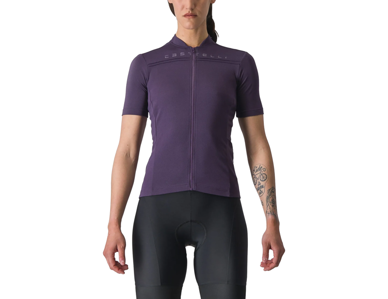 Castelli Anima 4 Women's Short Sleeve Jersey in Night Shade