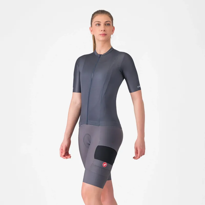 Castelli Unlimited Cargo Womens Bib Shorts in Smoky Grey-6