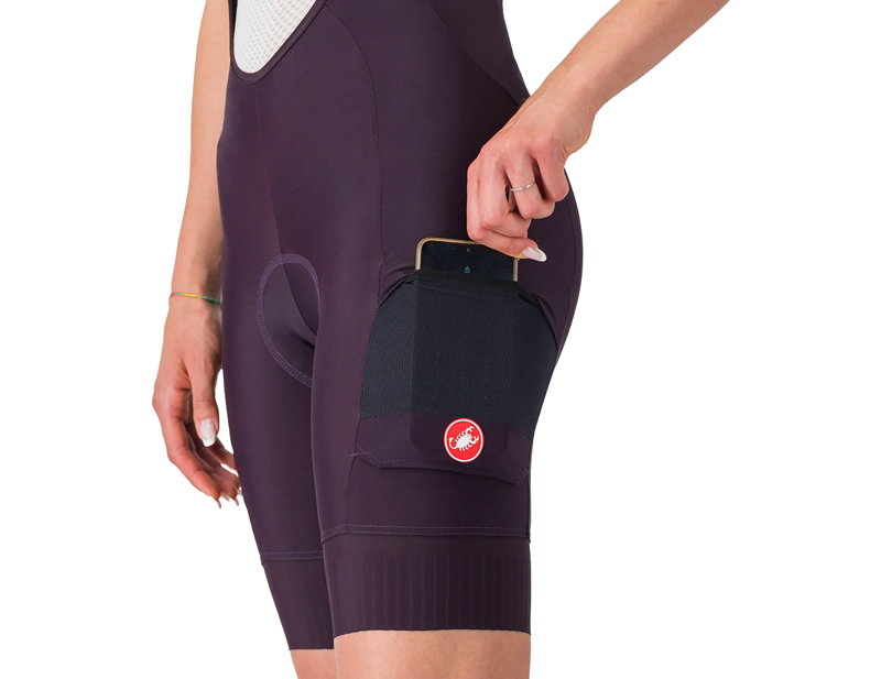 Castelli Unlimited Cargo Women's Bib Shorts in Dark Night Shade-4