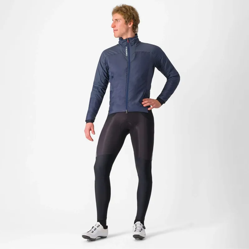 Castelli Fly Thermal Jacket in Twilight Blue-5