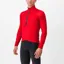 Castelli Entrata Thermal Long Sleeve Jersey in Rich Red/Black