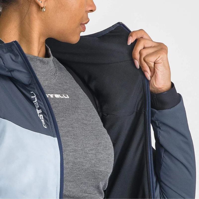 Castelli Fly Thermal Women's Jacket in Winter Sky/Twilight Blue-2