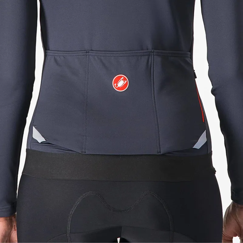 Castelli Fly Women's Long Sleeve Jersey in Light Black-3