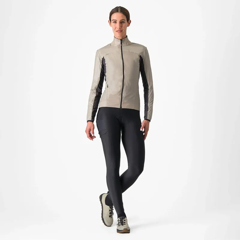 Castelli Unlimited 2 Women's Puffy Jacket in Clay/Dark Grey-9