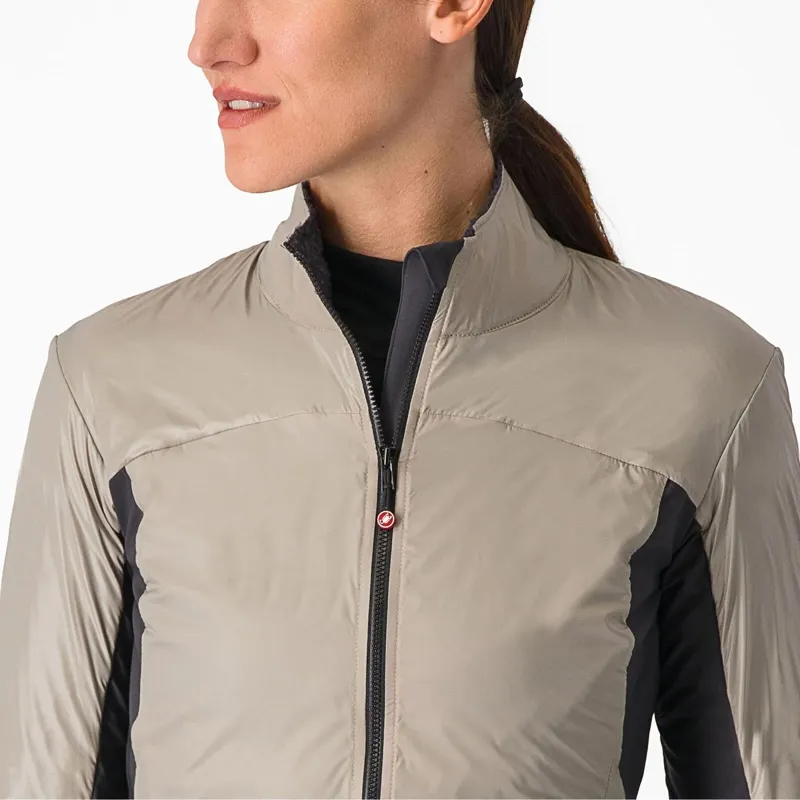 Castelli Unlimited 2 Women's Puffy Jacket in Clay/Dark Grey-2