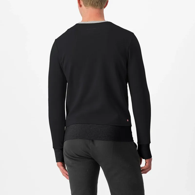 Castelli Logo Sweatshirt in Black-1