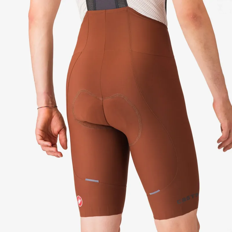 Castelli Espresso Bib Shorts in Deep Mocha-3