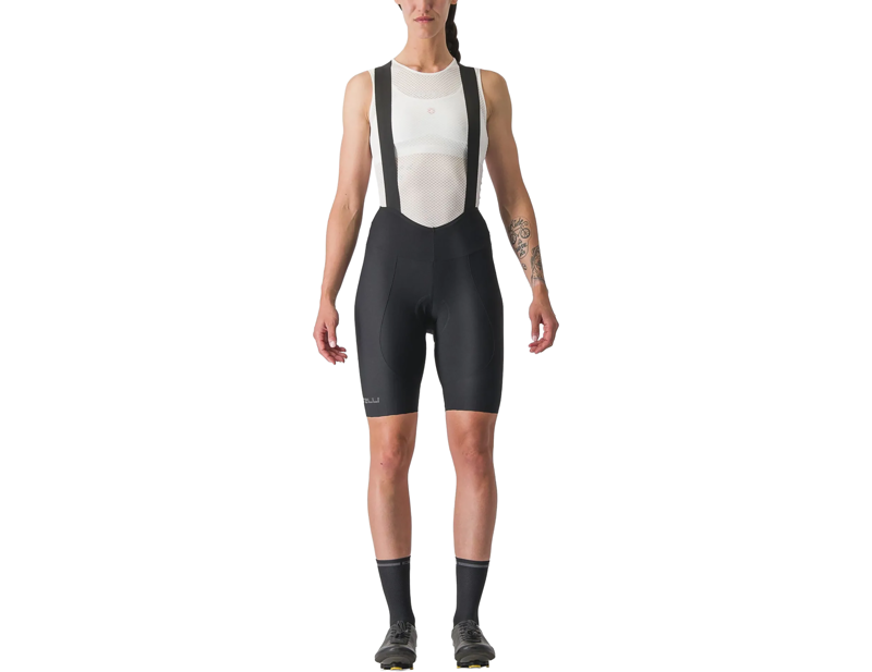 Castelli Espresso Women's DT Bib Shorts in Black