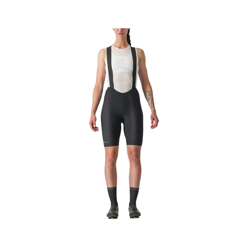 Balfes Bikes Castelli Espresso Women's DT Bib Shorts in Black | Free postage over £30, £10 off first order, price match & 0% finance.