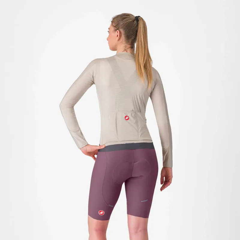 Castelli Espresso Women's DT Bib Shorts in Deep Purple-1