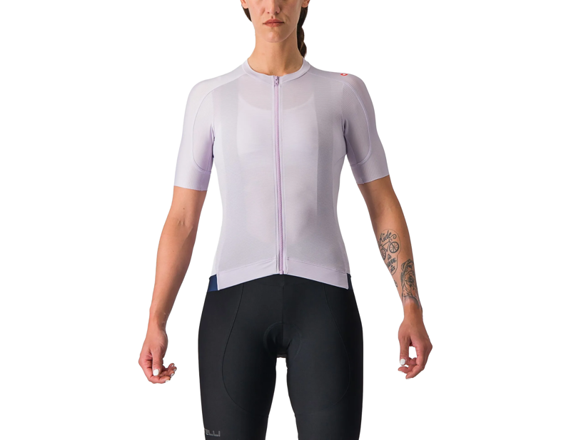 Castelli Espresso Women's Short Sleeve Jersey in Purple Mist/ Night Shade