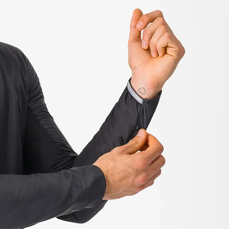 Castelli Fly Direct Jacket in Light Black/Dark Grey-3