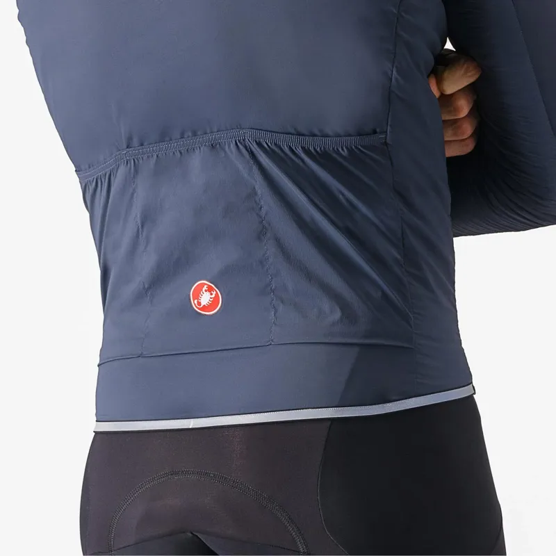 Castelli Fly Direct Jacket in Twilight Blue/Silver Grey-5
