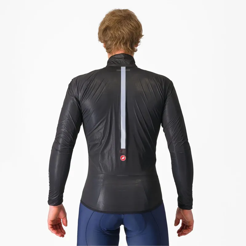 Castelli Squall Shell Jacket in Light Black/Silver Grey-1