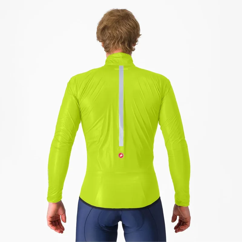 Castelli Squall Shell Jacket in Electric Lime/Black-1