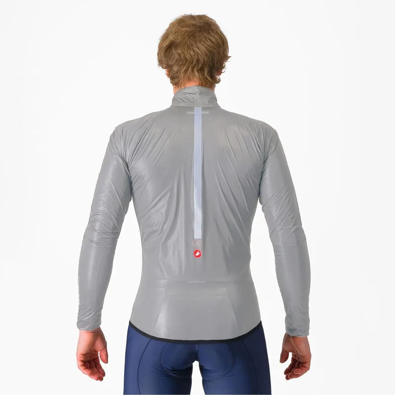 Castelli Squall Shell Jacket in Silver Grey/Black-1
