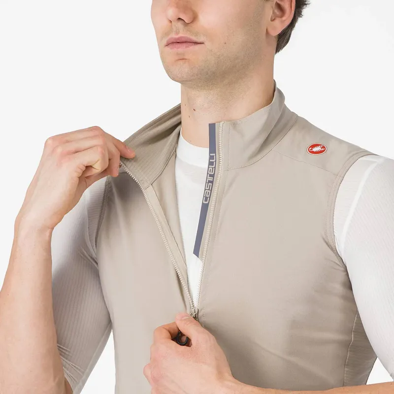 Castelli Espresso Sleeveless Vest in Clay/Dark Grey-2