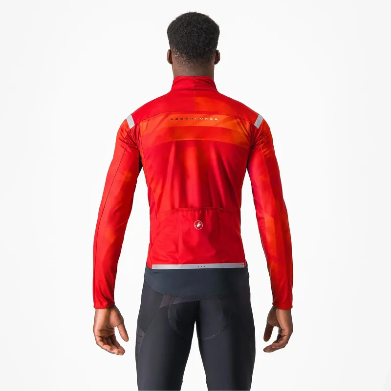 Castelli Perfetto Ltd RoS 2 Jacket in Rich Red/Brilliant Orange-1