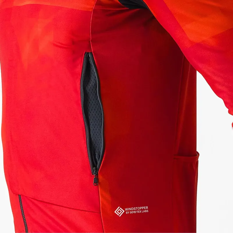 Castelli Perfetto Ltd RoS 2 Jacket in Rich Red/Brilliant Orange-4