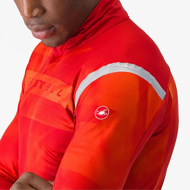 Castelli Perfetto Ltd RoS 2 Jacket in Rich Red/Brilliant Orange-2
