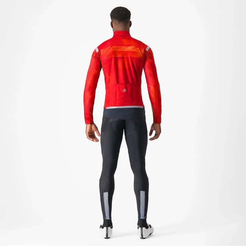 Castelli Perfetto Ltd RoS 2 Jacket in Rich Red/Brilliant Orange-7