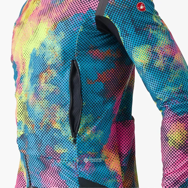 Castelli Perfetto Ltd RoS 2 Jacket in Multicolour Pop Fluo-4