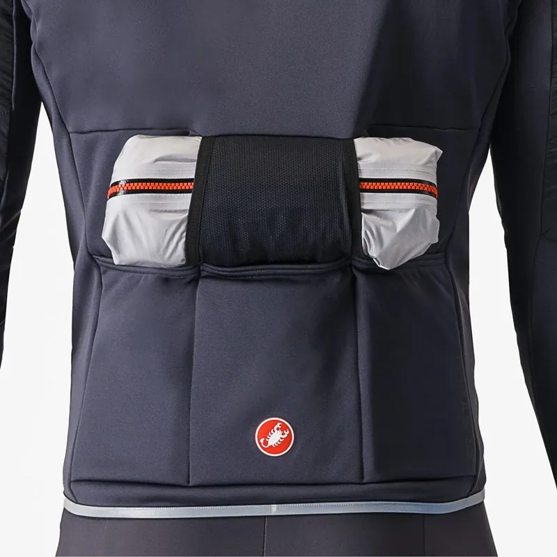 Castelli Unlimited Jacket in Light Black/Dark Grey-5