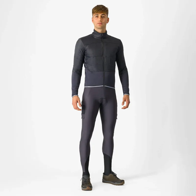 Castelli Unlimited Jacket in Light Black/Dark Grey-6