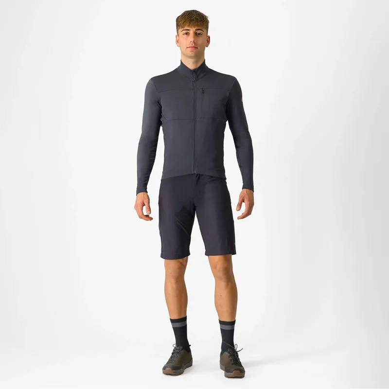 Castelli Unlimited Trail 2 Long Sleeve Jersey in Dark Grey-4