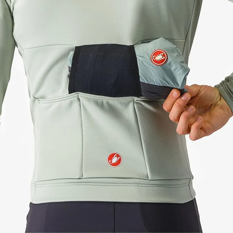 Castelli Unlimited Trail 2 Long Sleeve Jersey in Defender Green-3