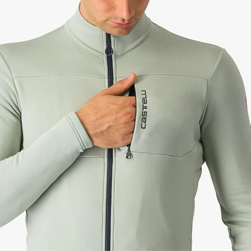 Castelli Unlimited Trail 2 Long Sleeve Jersey in Defender Green-2