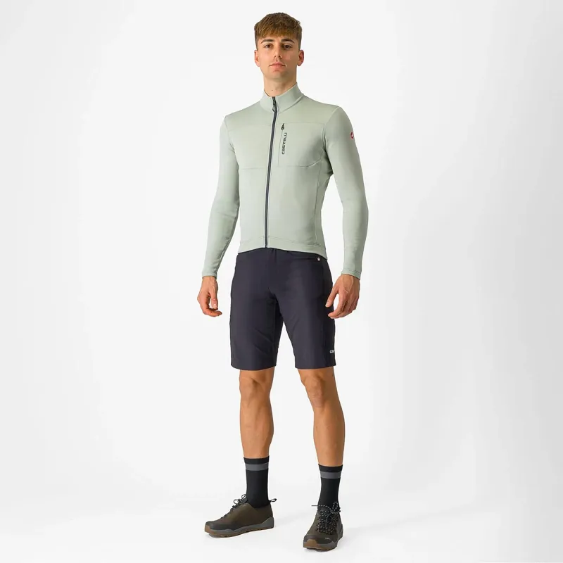 Castelli Unlimited Trail 2 Long Sleeve Jersey in Defender Green-4