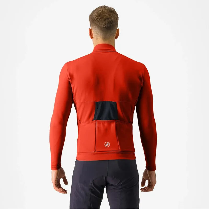 Castelli Unlimited Trail 2 Long Sleeve Jersey in Red Ochre-1