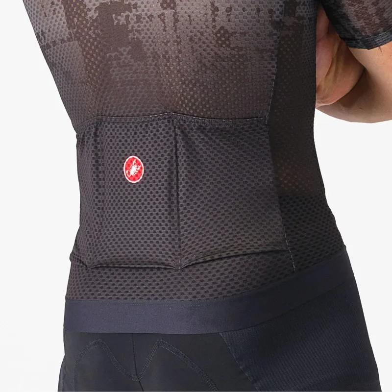 Castelli Insider 2 Short Sleeve Jersey in Black/Dark Grey-3