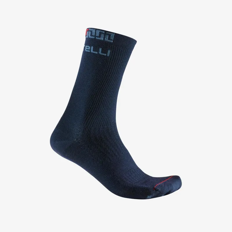 Castelli Bandito Merino 18 Socks in Belgian Blue