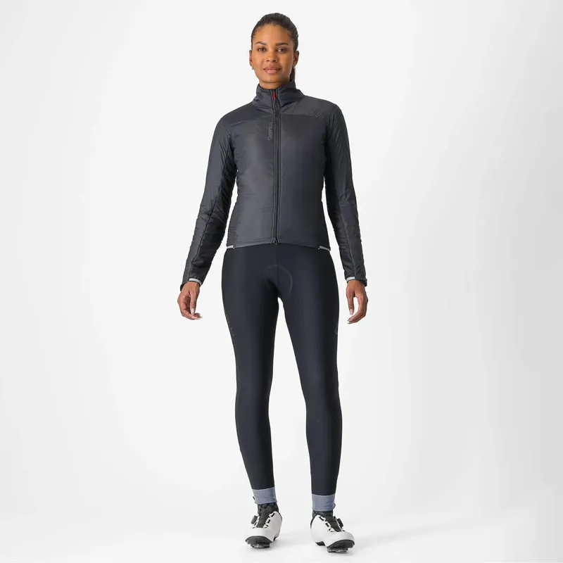 Castelli Fly Direct Women's Jacket in Light Black/Silver Grey-5