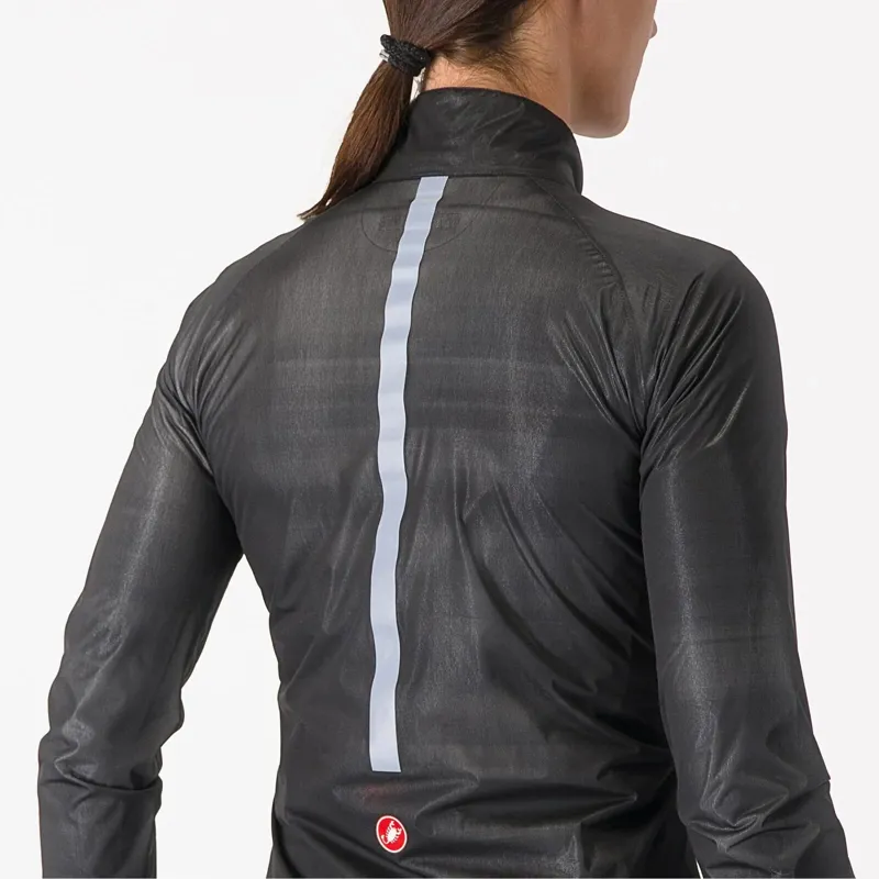 Castelli Squall Shell Women's Jacket in Light Black/Silver Grey-3