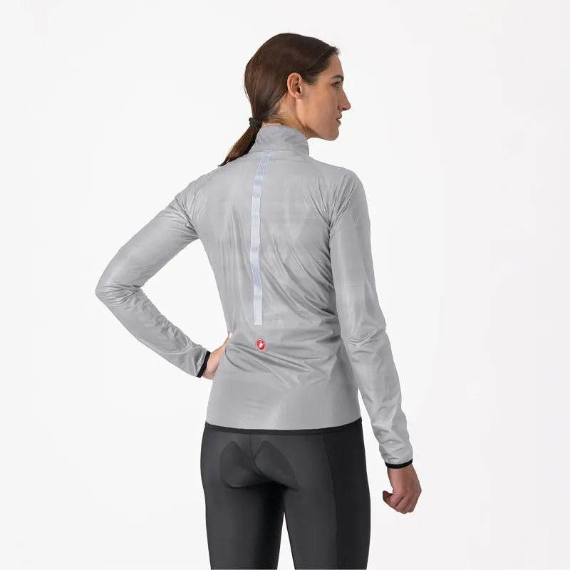 Castelli Squall Shell Women's Jacket in Silver Grey/Black-1