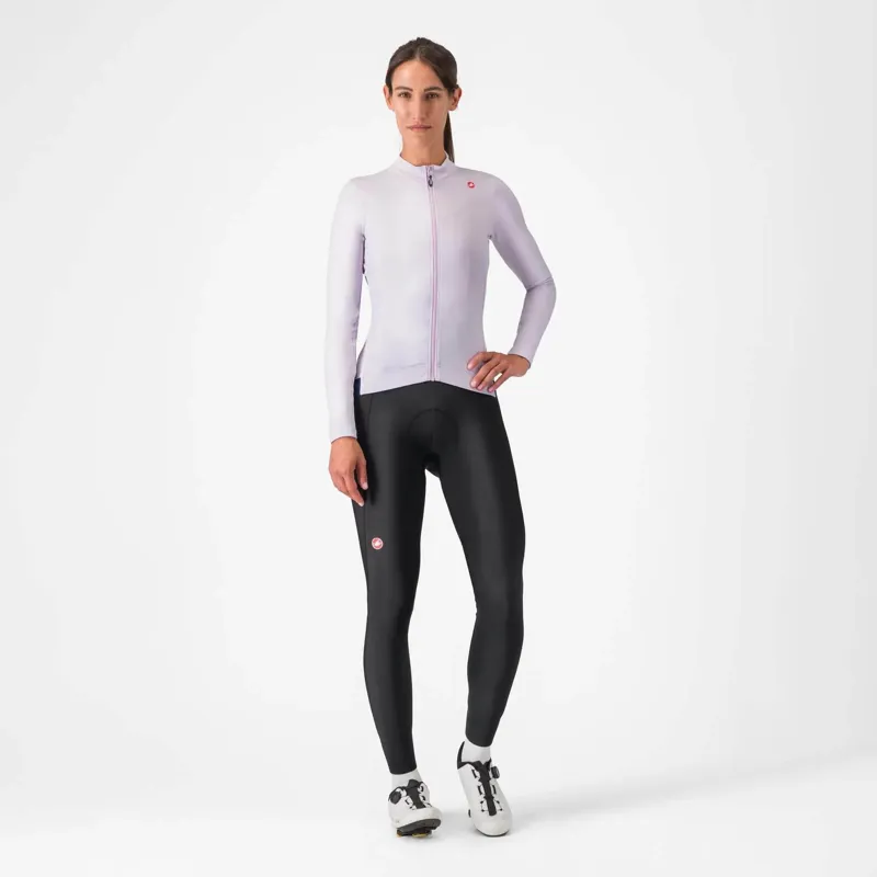  Castelli Espresso Thermal Women's Long Sleeve Jersey in Purple Mist/Deep Purple-4