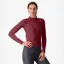  Castelli Espresso Thermal Women's Long Sleeve Jersey in Deep Bordeaux