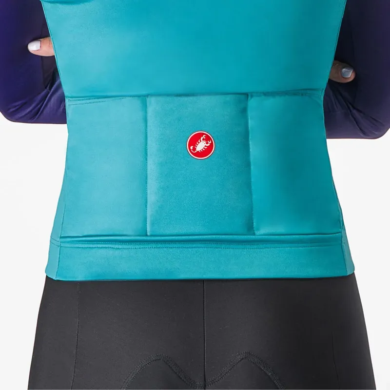 Castelli Tornare Women's Long Sleeve Jersey in Malachite Green/Night Shade-3