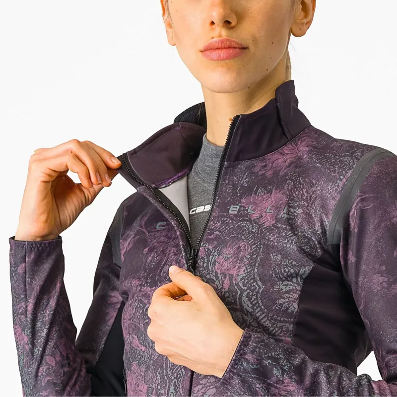  Castelli Perfetto Ltd RoS 2 Women's Jacket in Multicolour Violet-2