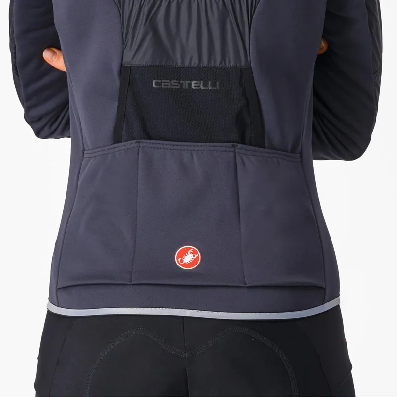 Castelli Unlimited Women's Jacket in Light Black/Dark Grey-6