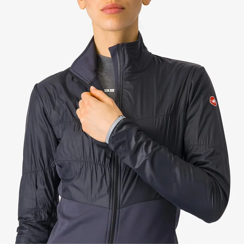 Castelli Unlimited Women's Jacket in Light Black/Dark Grey-2