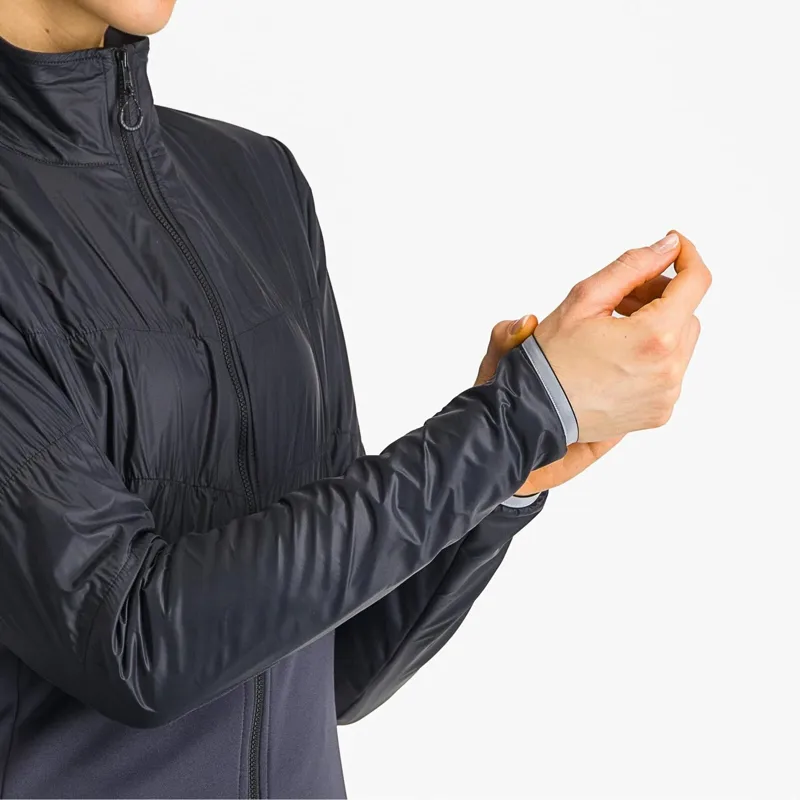 Castelli Unlimited Women's Jacket in Light Black/Dark Grey-4