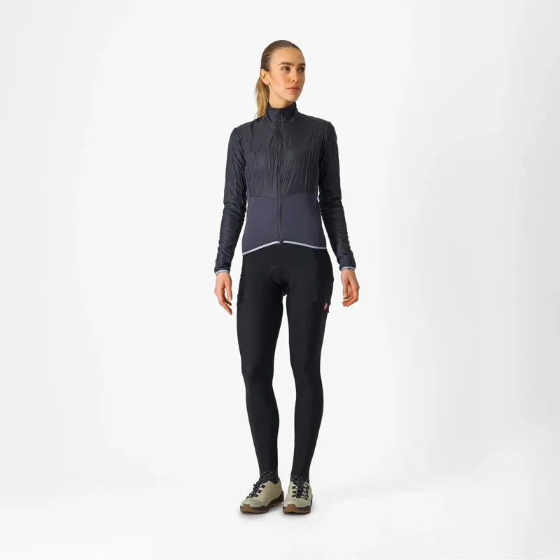 Castelli Unlimited Women's Jacket in Light Black/Dark Grey-7